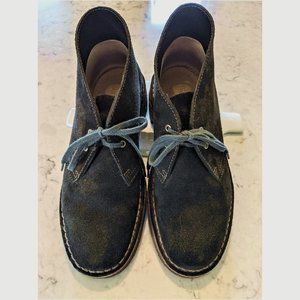 Clarks Original Desert Boots - Olive green suede, Women's 7.5